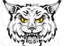 210x150 Clip Art Bobcat Mascot Clip Art