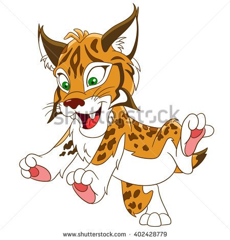 450x470 Bobcat Clip Art