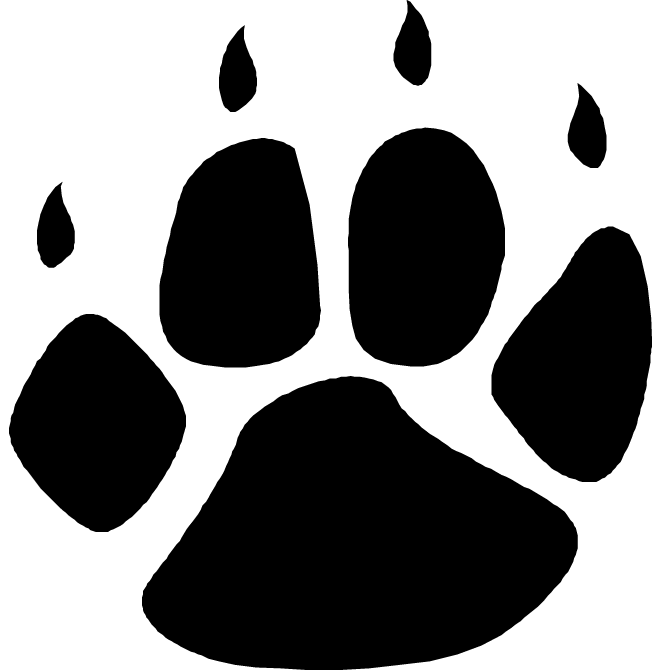 660x670 Free Clipart For A Cub Paw Print