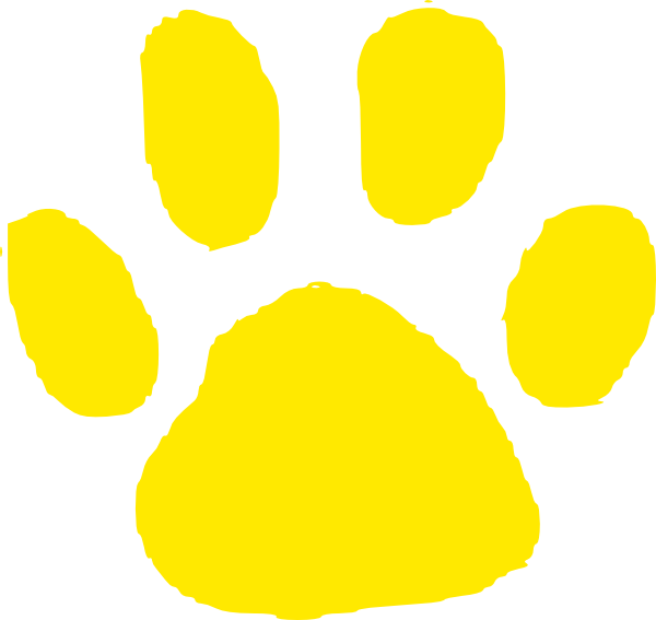 600x567 Paw Print Clip Art