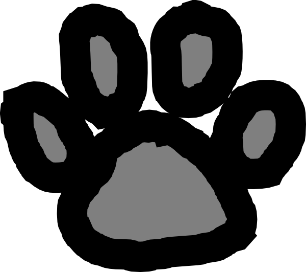 600x532 Paw Print Clip Art