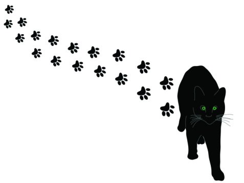 477x358 Paw Prints Cat Paw Print Clip Art Tumundografico