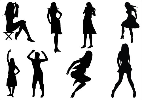 501x351 Female Body Clip Art Pack Clipart Panda