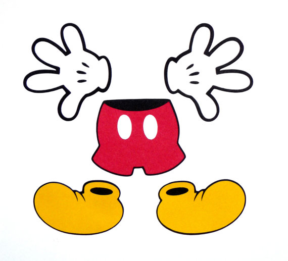 570x517 Mickey Mouse Body Parts Clipart