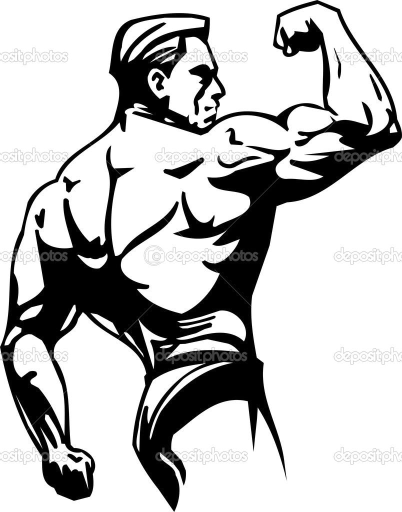 Bodybuilder Clipart | Free download on ClipArtMag