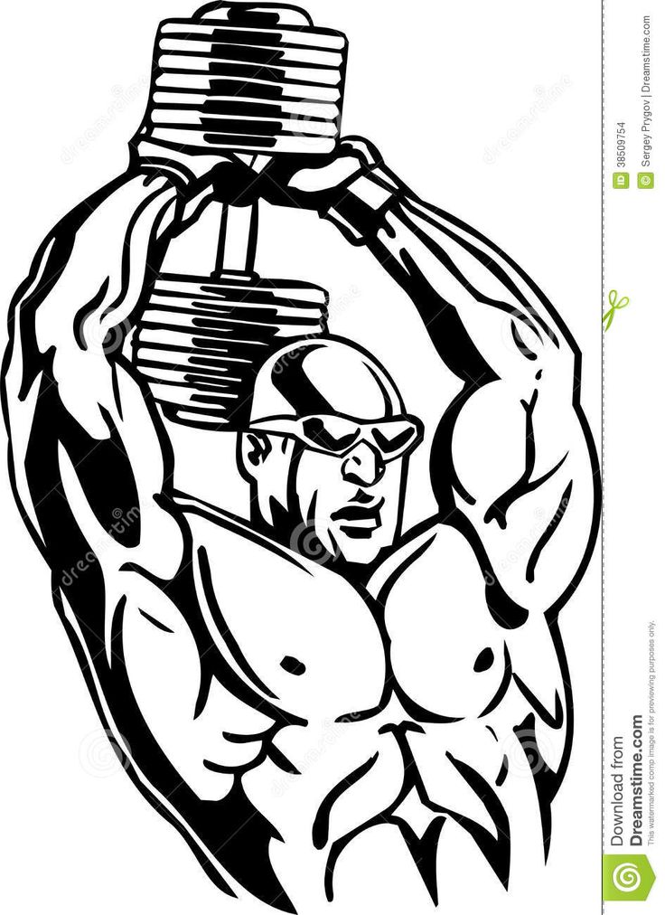 Bodybuilding Clipart