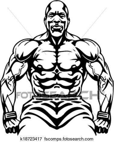 378x470 Clip Art Of Bodybuilding And Powerlifting