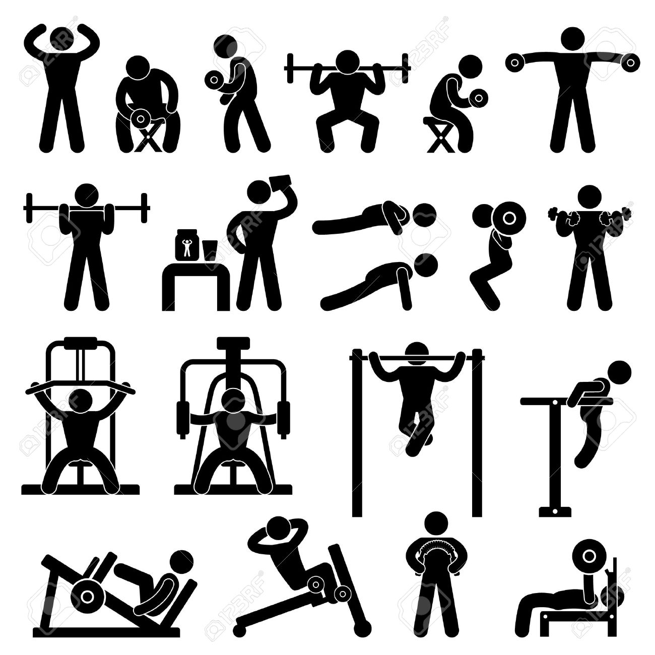 1300x1300 Training Fitness Clipart, Explore Pictures