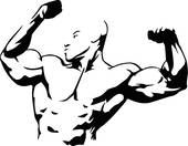 170x132 Body Building Clip Art