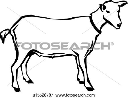 450x343 Free Clipart Goat