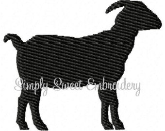 340x270 Goat Embroidery Etsy