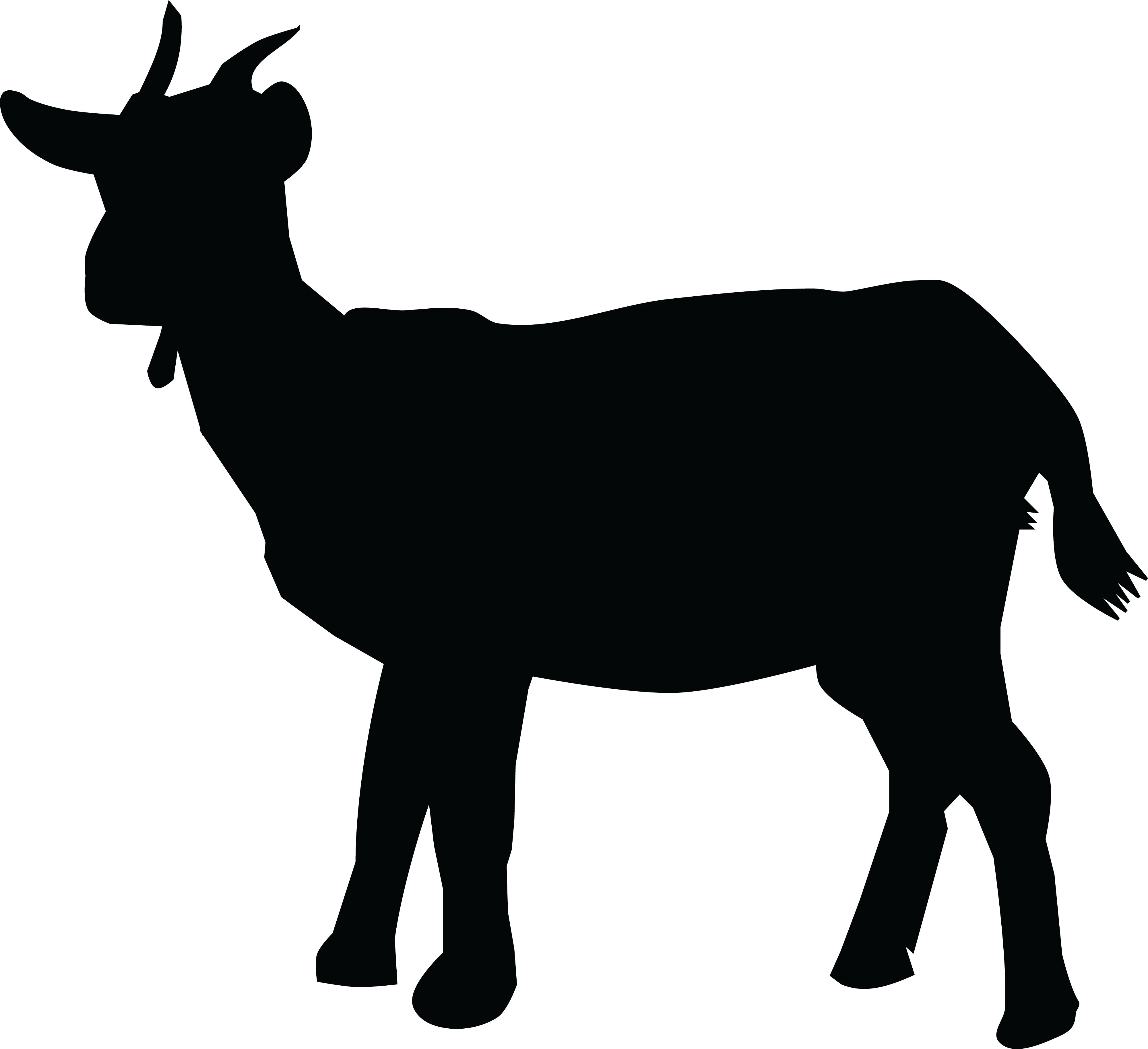 Boer Goat Silhouette | Free download on ClipArtMag