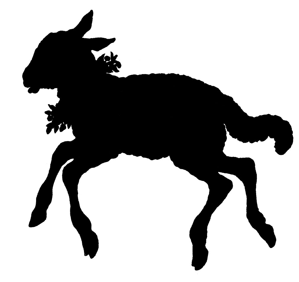 1011x954 Lamb Clipart Silhouette