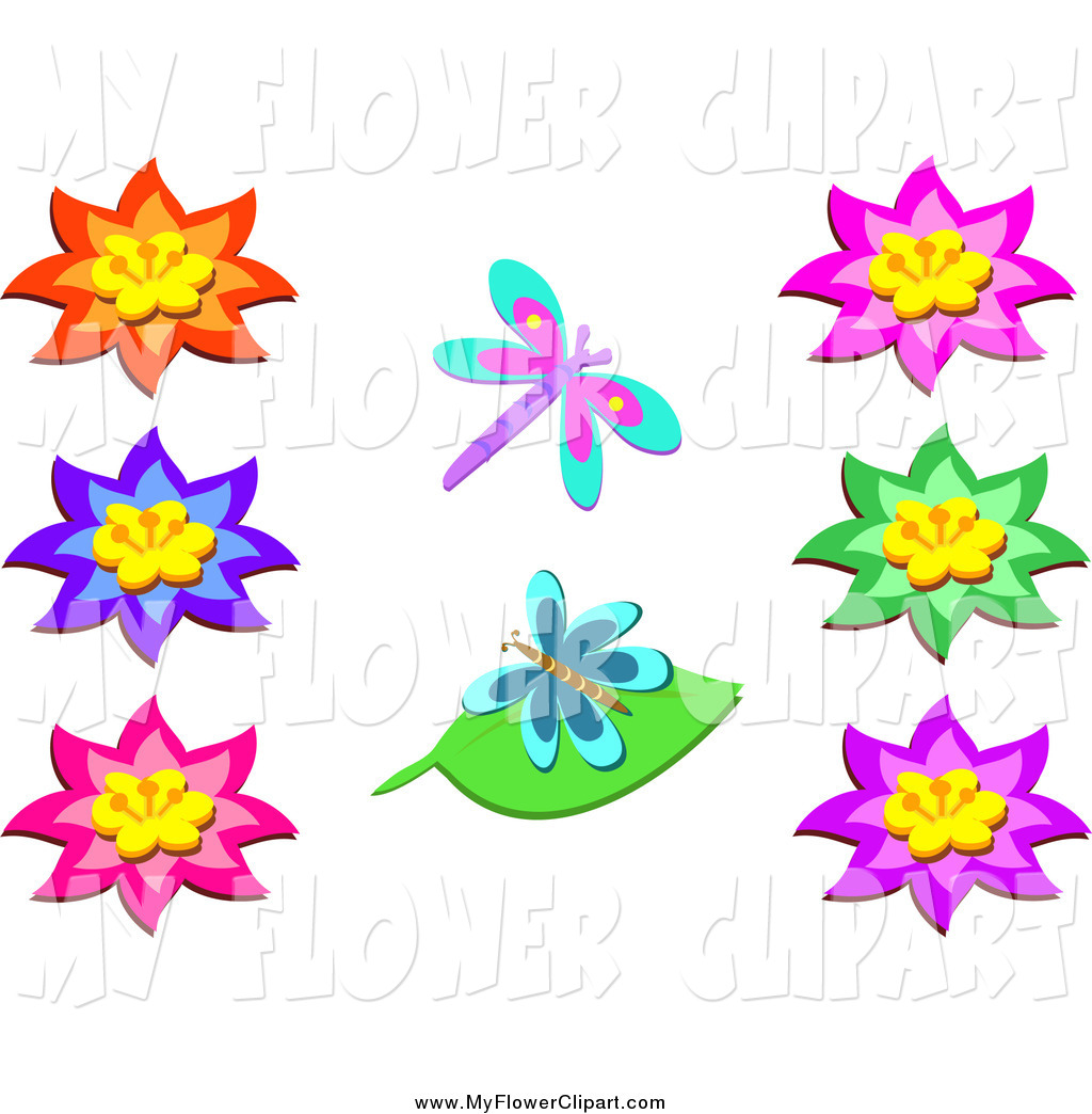 1024x1044 Bright Flower Clipart