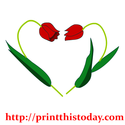 417x417 Graphics For Flower Heart Clip Art Graphics