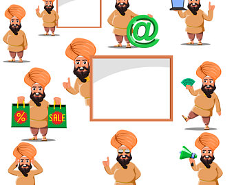 340x270 Indian Clipart Etsy