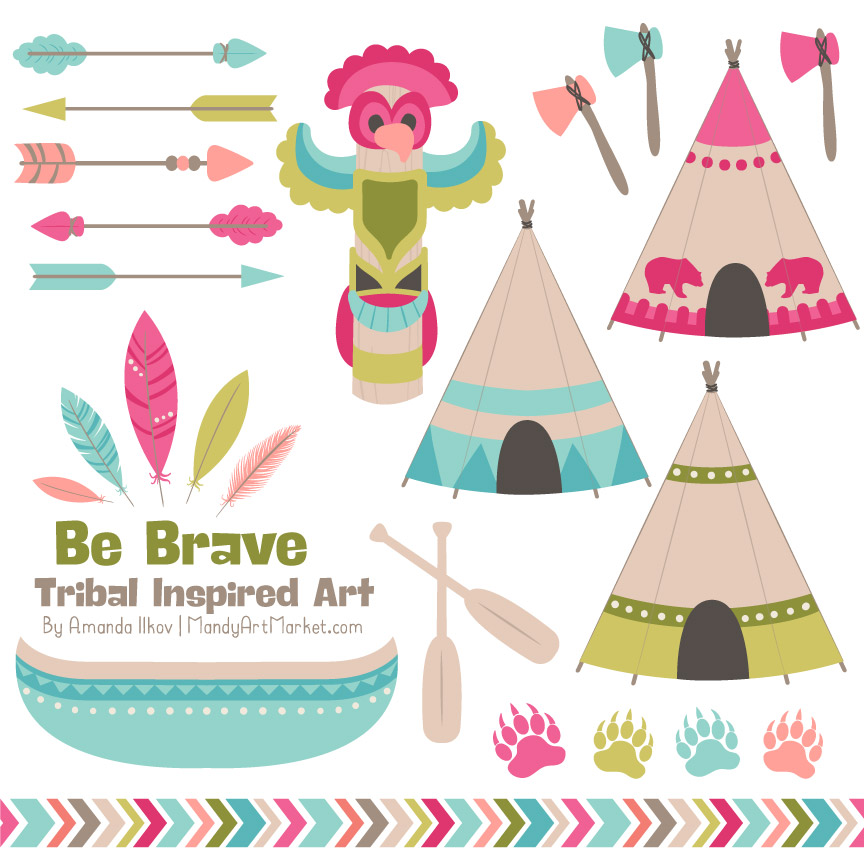 864x864 Tribal Clipart