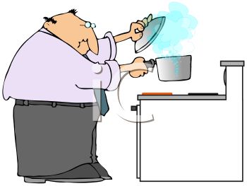 350x263 Man Boiling Water