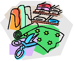 251x205 Clip Art Of Fabric Bolts Clipart