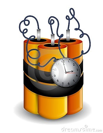 350x450 Ticking Time Bomb Clip Art
