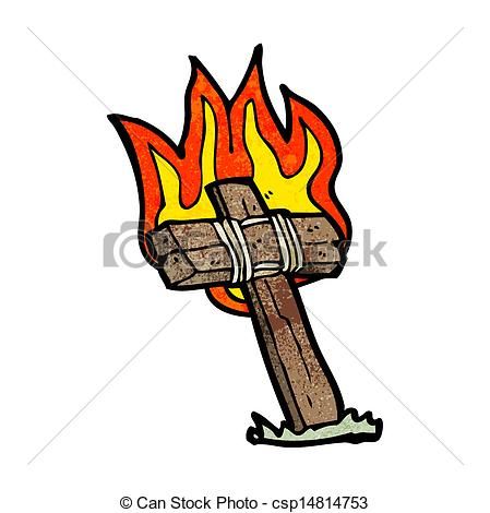 449x470 Awesome Bomb Clip Art Clipart Vector Of Cartoon Burning Cross