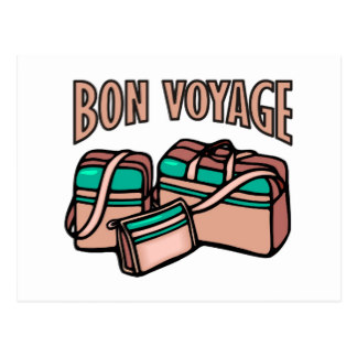 324x324 Bon Voyage Postcards Zazzle