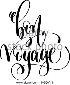 300x360 Bon Voyage Vintage Travel Card. Yacht In Ocean Banner. Nautical