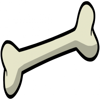 320x320 Dog Bone Chew Clip Art Images Free Clipart Image 3 3