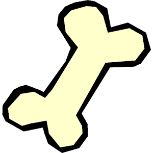 300x300 Image Of A Bone Clipart