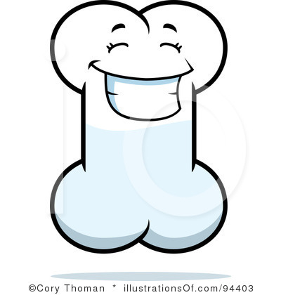 400x420 Healthy Bones Clipart