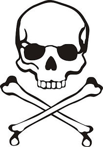 211x300 Pirate Skull And Crossbones Clip Art