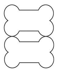 189x267 Dog Bone Cut Out Pattern Templates Dog Bones, Dog