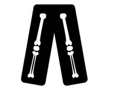 236x187 A Printable Skeleton Template In Various Colours And Two Sizes