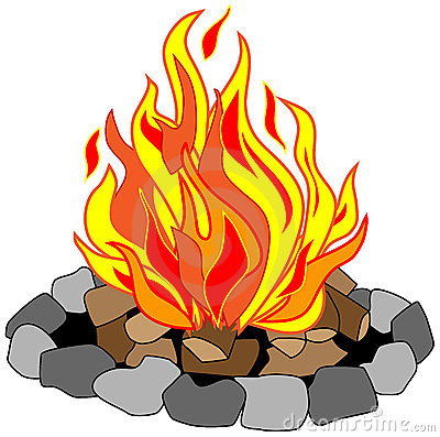 400x397 Cartoon Campfire Clipart