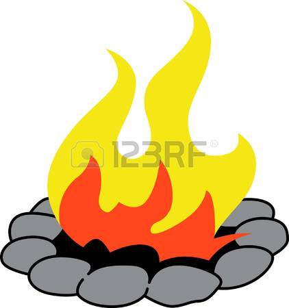 422x450 Clipart Fire Pit