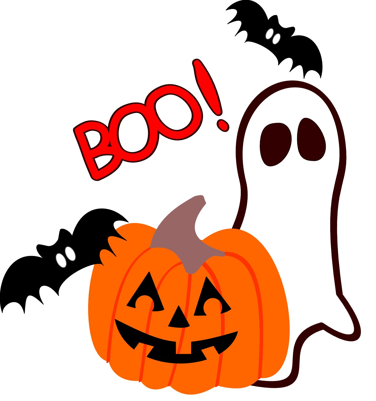 1429x1521 Clip Art Of The Word Boo Clipart
