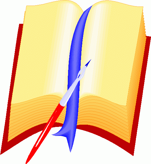 490x531 Book And Pen Clip Art Cliparts