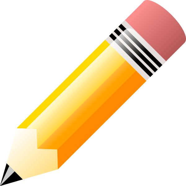 Book And Pencil Clipart