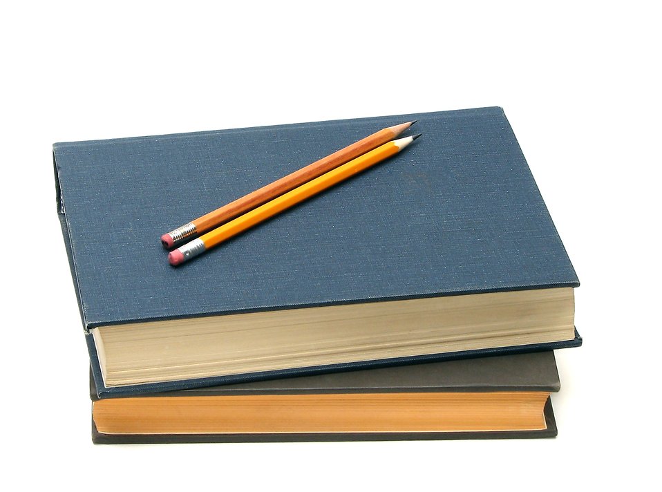 958x712 Book And Pencil Clipart