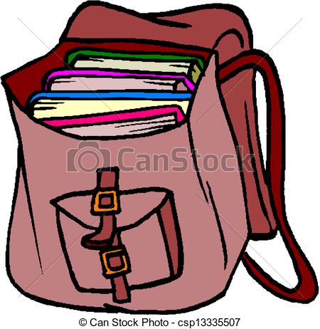 450x462 Book In A Bag Clipart