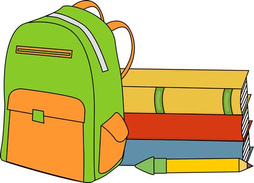 500x361 Bag Clipart School Stuff