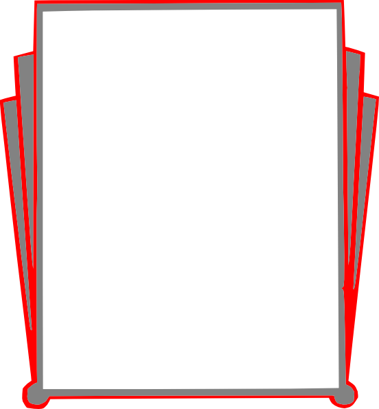 552x595 Books Cliparts Borders 183048