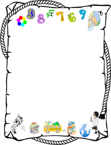 228x297 Number Clipart Border