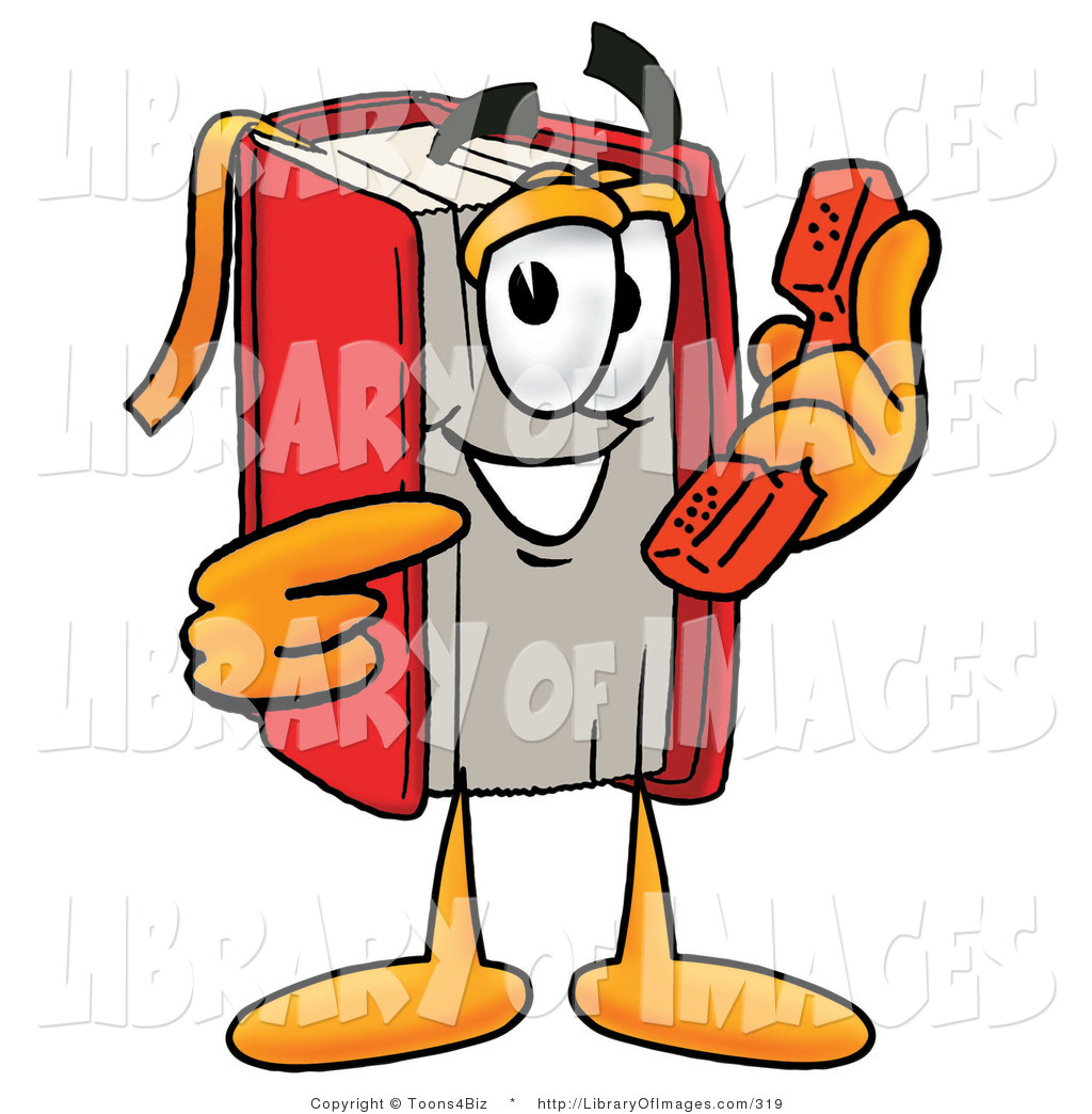 1024x1044 Cliprt Of Friendly Red Book Mascot Cartoon Character Holding