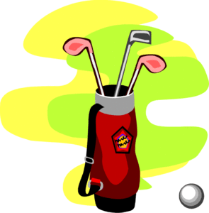 295x300 Free Cartoon Golf Bag Set Vector Clip Art Image From Free Clip Art