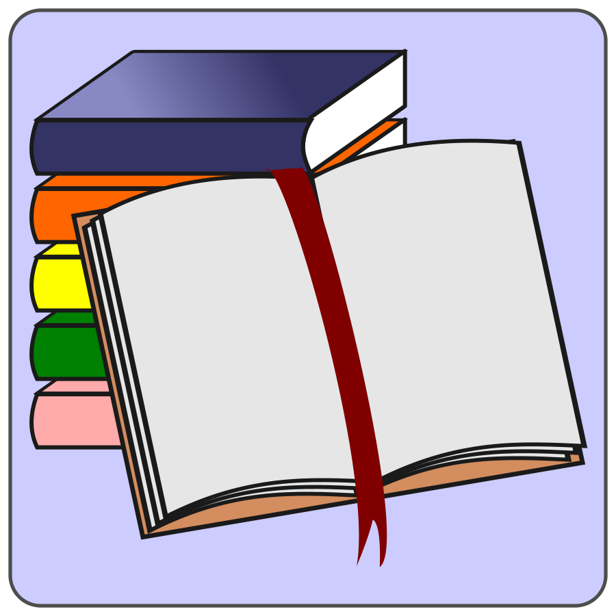 900x900 Book Clip Art