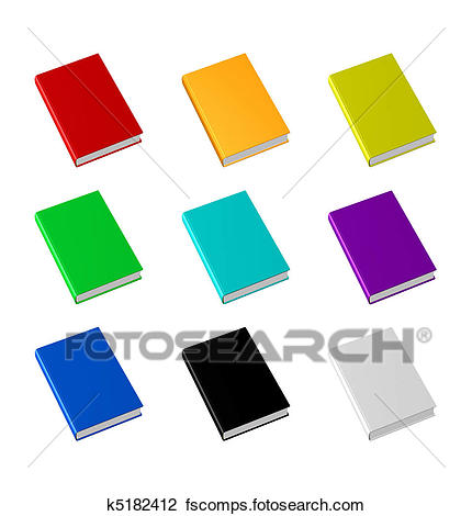 430x470 Clip Art Of Blank Empty 3d Book Cover K5182412