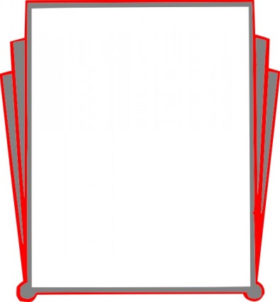 394x425 Clip Art Book Border Clipart
