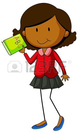 266x450 Close Up Muslim Girl Holding A Book Royalty Free Cliparts, Vectors