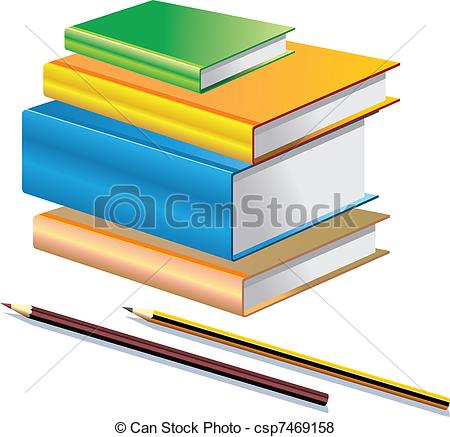450x437 Pencil And Book Clipart Clipart Panda